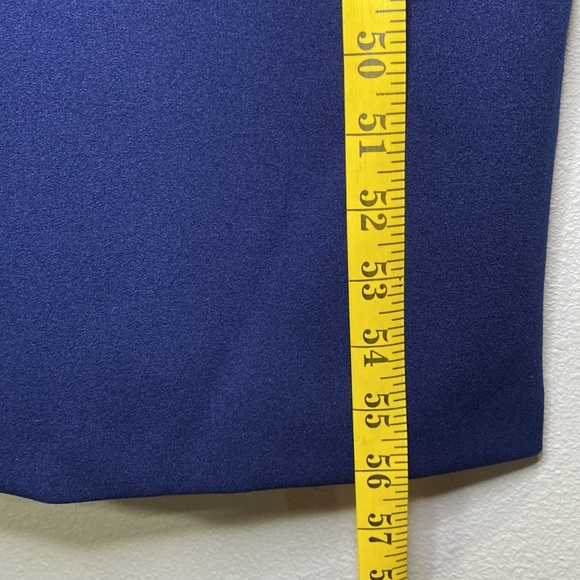 JS Collections ILLUSION GOWN WITH TRIM navy‎ blue - Picture 11 of 15